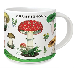 Cavallini Vintage Mug- Mushrooms