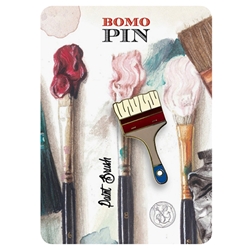 Bomo Art Budapest Enamel Pin- Paint Brush