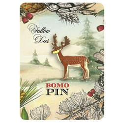 Bomo Art Budapest Enamel Pin- Fallow Deer