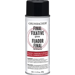 Grumbacher Final Fixative Gloss 11.75 oz