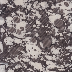 Nepalese Marbled Paper- Stone Wave Black and White