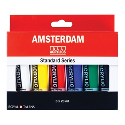 Amsterdam Acrylics General Selection Set 6 x 20ml