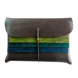 Lamali Ninki Journals in Leather Pouch - Cool Tones