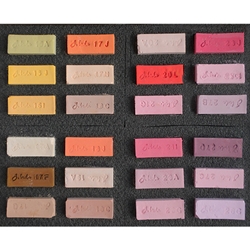 J. Luda Handmade Soft Pastels- Set of 24 "Not So Red"