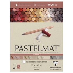 Pastelmat Pad Palette 7 (Sanguine, Sand, Beige, Dark Grey)