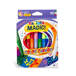 Carioca Magic Felt Tip Pens Color Change - 10 PC Set