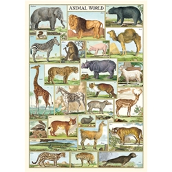 Cavallini Decorative Paper Sheet - Animal World