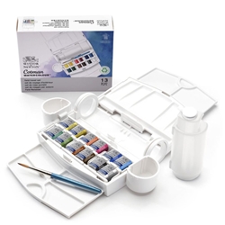 Cotman Watercolor Field Plus Set (12 half pans)