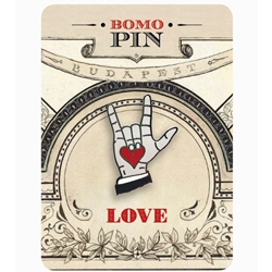 Bomo Art Budapest Enamel Pin- Love