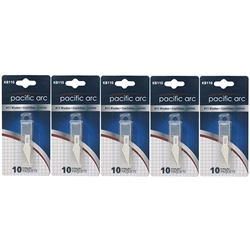 No. 11 Blades by Pacific Arc- 5 Packs of 10 (50 blades total)