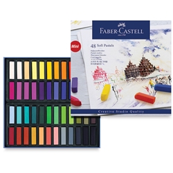 Faber Castell Soft Pastels Box of 48 Half Stick Lengths