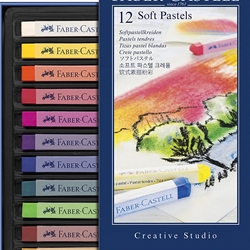 Faber Castell Soft Pastels Box of 12 FullStick Lengths