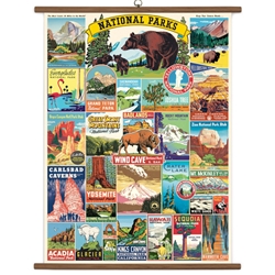 Cavallini Vintage School Chart - National Parks