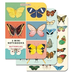 Cavallini Mini Notebook Set - Butterflies