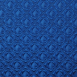 **NEW!** Embossed Paper from India- Metallic Matte Royal Blue Insignia on Black 22x30" Sheet