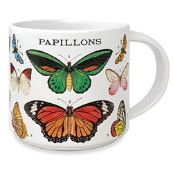 Cavallini Vintage Mug- Butterflies