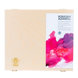 Schmincke Horadam Aquarell beech wood box set (80 x 5 ml tubes)