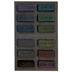 J. Luda Handmade Soft Pastels- Set of 12 Midnight