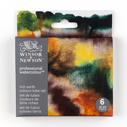 Professional Watercolours Sets, Rich Earth Colours Set