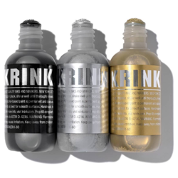 KRINK K-60 3pc Set, Black Gold Silver