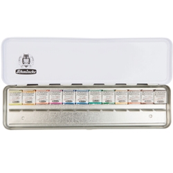 Schmincke Horadam Aquarell "Slim Line" set 12 x 1/2 pans