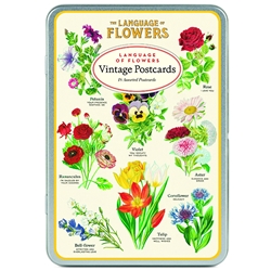 Cavallini Vintage Postcards- Language of Flowers