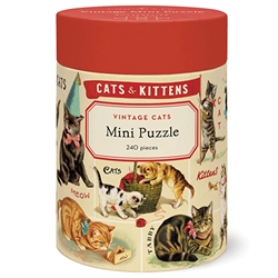 *NEW!* Cavallini Mini Puzzle- Vintage Cats