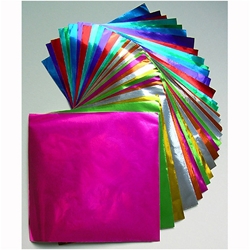 foil aluminium sheets foils origami printed mm mic inch square larger sheet fineartstore 2669