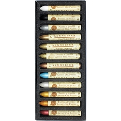 Sennelier Oil Pastels Set of 12 Iridescent Colors