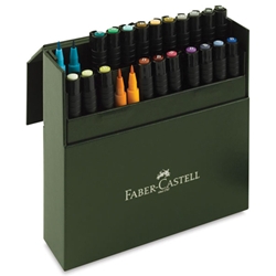 verbinding verbroken Natura Discreet Faber Castell Set of 24 Pitt Artists Brush Pens