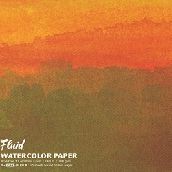 Fluid Watercolor Paper Blocks - Cold Pressed