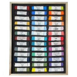 Great American Pastels - Assorted Color Set - 39 Handmade Soft Pastels