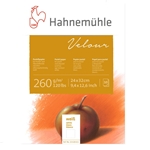 Hanemuhle Pastel Velour Paper Pad - 10 Sheets - Assorted Colors