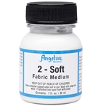 Angelus 2-Soft Fabric Medium - 1oz.