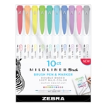 Midliner Brush Pen Set, 10-Color Assorted Set