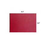 K&P Hardbound Sketchbooks: Red