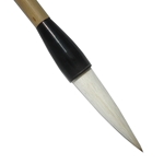 Goat and Bamboo Fine Point Brushes- Ti Series Medium (7/16" Diameter)