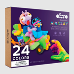 Air Clay Creativity Kits, 24 Colors