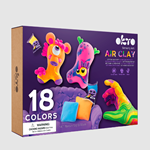 Air Clay Creativity Kits, 18 Colors