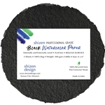 Shizen Design Watercolor Paper Packs- Round Sheets Black Smooth 8" Pack of 5 Sheets