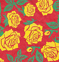 Nepalese Rose Printed Paper