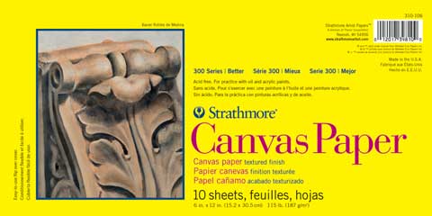 Strathmore 300 Series Canvas Paper Pads