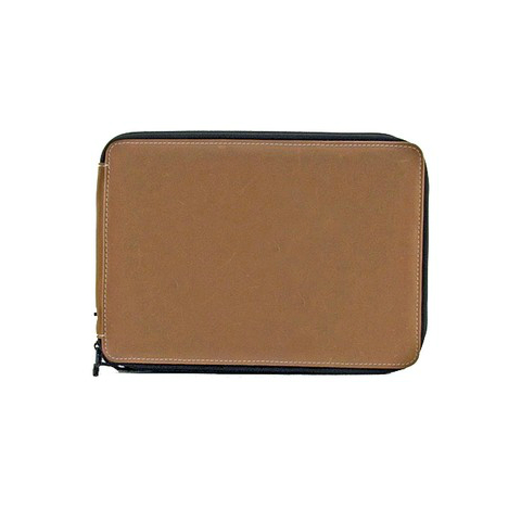 Global Art Genuine Leather Pencil Cases - Brown