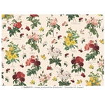 Tassotti Paper- Antique Scatter Roses 19.5" x 27.5"