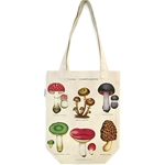 Cavallini Tote Bag- Mushrooms