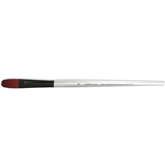 Simply Simmons Extra-Firm Synthetic Long Handle Brushes - Filbert