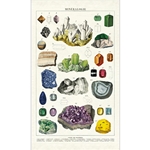 Cavallini Tea Towel- Mineralogie