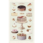 Cavallini Tea Towel- La Patisserie