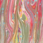 Tassotti Paper - Marbled Pink/Red 19.5"x27.5" Sheet