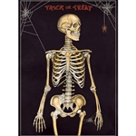 Cavallini Decorative Paper Sheet - Halloween Skeleton